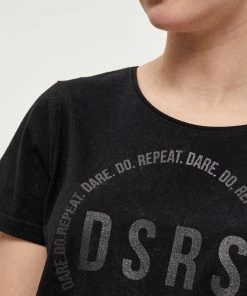 A Desires Stone Tee - Circle Print Tops & T-shirts