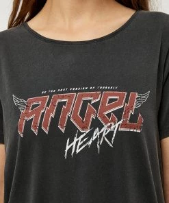 Desires A Egina Tee - BLACK Tops & T-shirts