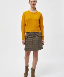 Desires Aurora O-neck Pullover - NARCISSUS YELLOW