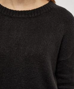 Desires Aurora O-neck Pullover - BLACK Knits & Cardigans