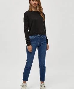 Desires Aurora O-neck Pullover - BLACK Knits & Cardigans