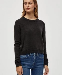 Desires Aurora O-neck Pullover - BLACK Knits & Cardigans
