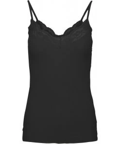 Desires Tops & T-shirts Becca Lace Top - BLACK