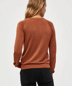 Desires Knits & Cardigans Benelli Pullover - SIERRA BROWN