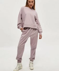 Desires Biano O-neck Sweatshirt - MAUVE SHADOWS