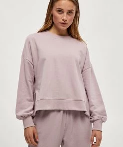 Desires Biano O-neck Sweatshirt - MAUVE SHADOWS