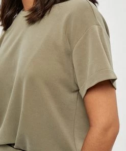 Desires Tops & T-shirts Bini Tee - MERMAID GREEN