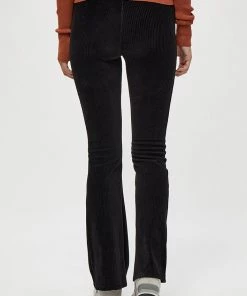 Desires Pants Britt Flared Leggings - BLACK