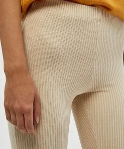 Desires Britt Flared Leggings - OYSTER GRAY Pants