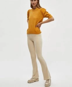 Desires Britt Flared Leggings - OYSTER GRAY Pants