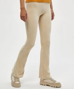 Desires Britt Flared Leggings - OYSTER GRAY Pants