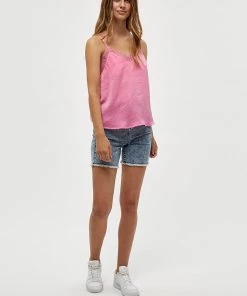 Desires Cam Top - Dark Pink Tops & T-shirts