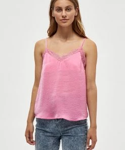 Desires Cam Top - Dark Pink Tops & T-shirts
