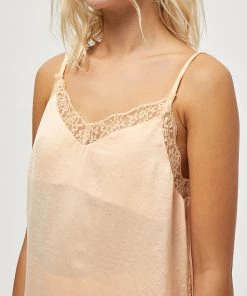 Desires Tops & T-shirts Cam Top - OYSTER GRAY