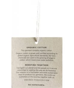 Desires Cibell Organic Jeans - BURN CORAL Pants