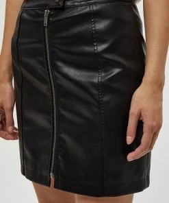 Desires Colette PU Skirt - BLACK Skirts
