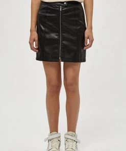 Desires Colette PU Skirt - BLACK Skirts