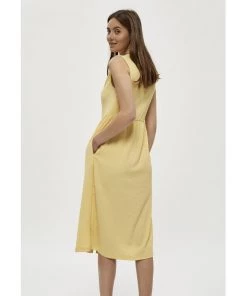 Desires Daniella Dress - RAFFIA YELLOW