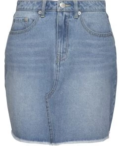 Desires Skirts Danna Denim Skirt - LIGHT BLUE WASH