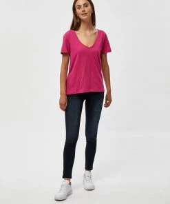 Desires Dannon Tee - BERRY PINK Tops & T-shirts