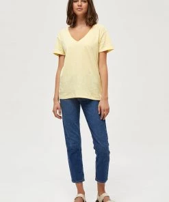 Desires Dannon Tee - PALE YELLOW