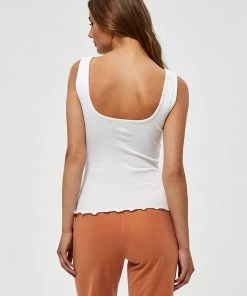 Desires Dareen GOTS Top - WHITE New In