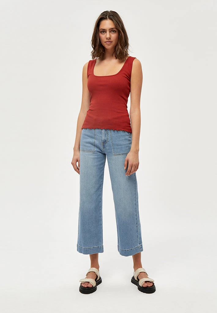 Desires Dareen GOTS Top - Burnt Red 4 Desires Dareen GOTS Top - Burnt Red