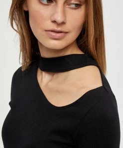 Desires Dareen Organic Blouse - BLACK Blouses & Shirts
