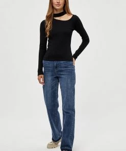 Desires Dareen Organic Blouse - BLACK Blouses & Shirts