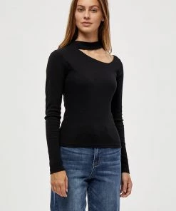 Desires Dareen Organic Blouse - BLACK Blouses & Shirts