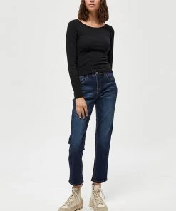 Desires Dareen Organic Open Back Blouse - BLACK