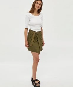 Desires Tops & T-shirts Dareen Organic Open Back Tee - WHITE