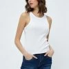 Desires Tops & T-shirts Dareen Organic Tank Top - WHITE