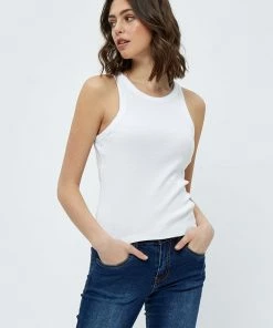 Desires Tops & T-shirts Dareen Organic Tank Top - WHITE