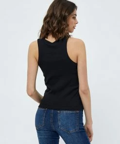 Desires Dareen Organic Tank Top - BLACK