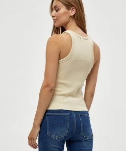 Desires Tops & T-shirts Dareen Organic Tank Top - OYSTER GRAY