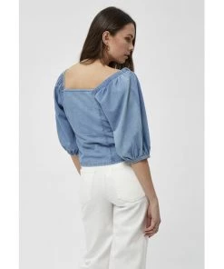 Desires Daya Blouse - LIGHT BLUE WASH