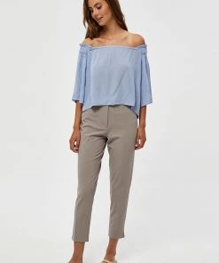 Desires New In Debbi Off Shoulder Blouse - Serenity Blue
