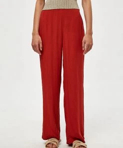 Desires Debbi Pants - Burnt Red New In