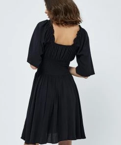 Desires Debbi Smock Dress - BLACK New In