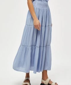 Desires Debbi Smock Skirt - Serenity Blue