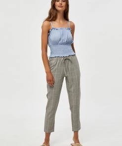 Desires Debbi Smock Top - Serenity Blue