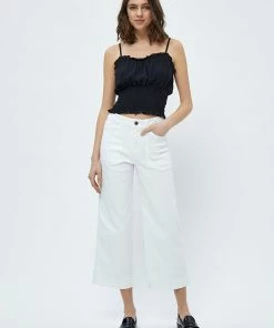 Desires Debbi Smock Top - BLACK