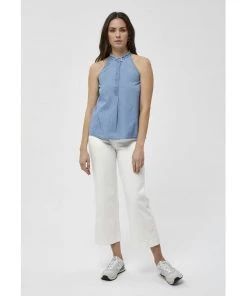 Desires Tops & T-shirts Deeda Top - MID BLUE DENIM