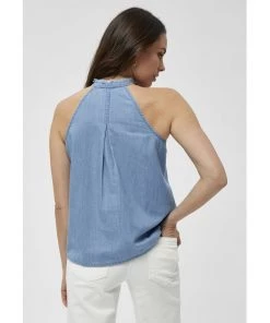 Desires Tops & T-shirts Deeda Top - MID BLUE DENIM