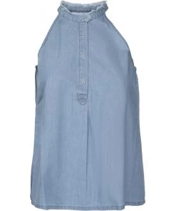 Desires Tops & T-shirts Deeda Top - MID BLUE DENIM