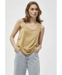 Desires Delara Top - PRAIRIE SAND