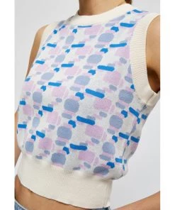 Desires Knits & Cardigans Demi Slipover - SEEDPEARL CREAM