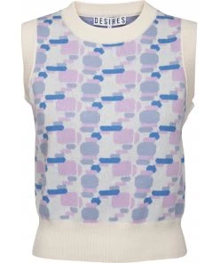 Desires Knits & Cardigans Demi Slipover - SEEDPEARL CREAM