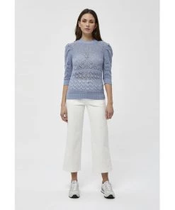 Desires Denice O-neck Pullover - FOREVER BLUE